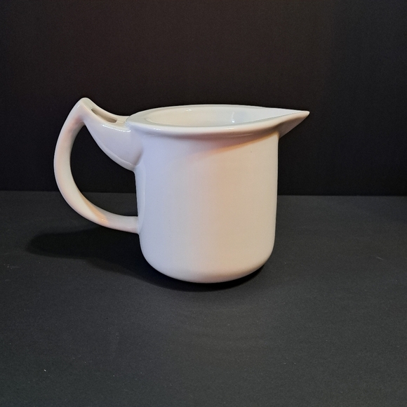 Bandwagon White Porcelain Double Walled Warming Pitcher - Picture 6 of 6